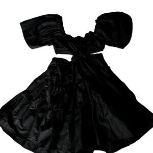 Free People Black Cut-Out Dress women’s size XS